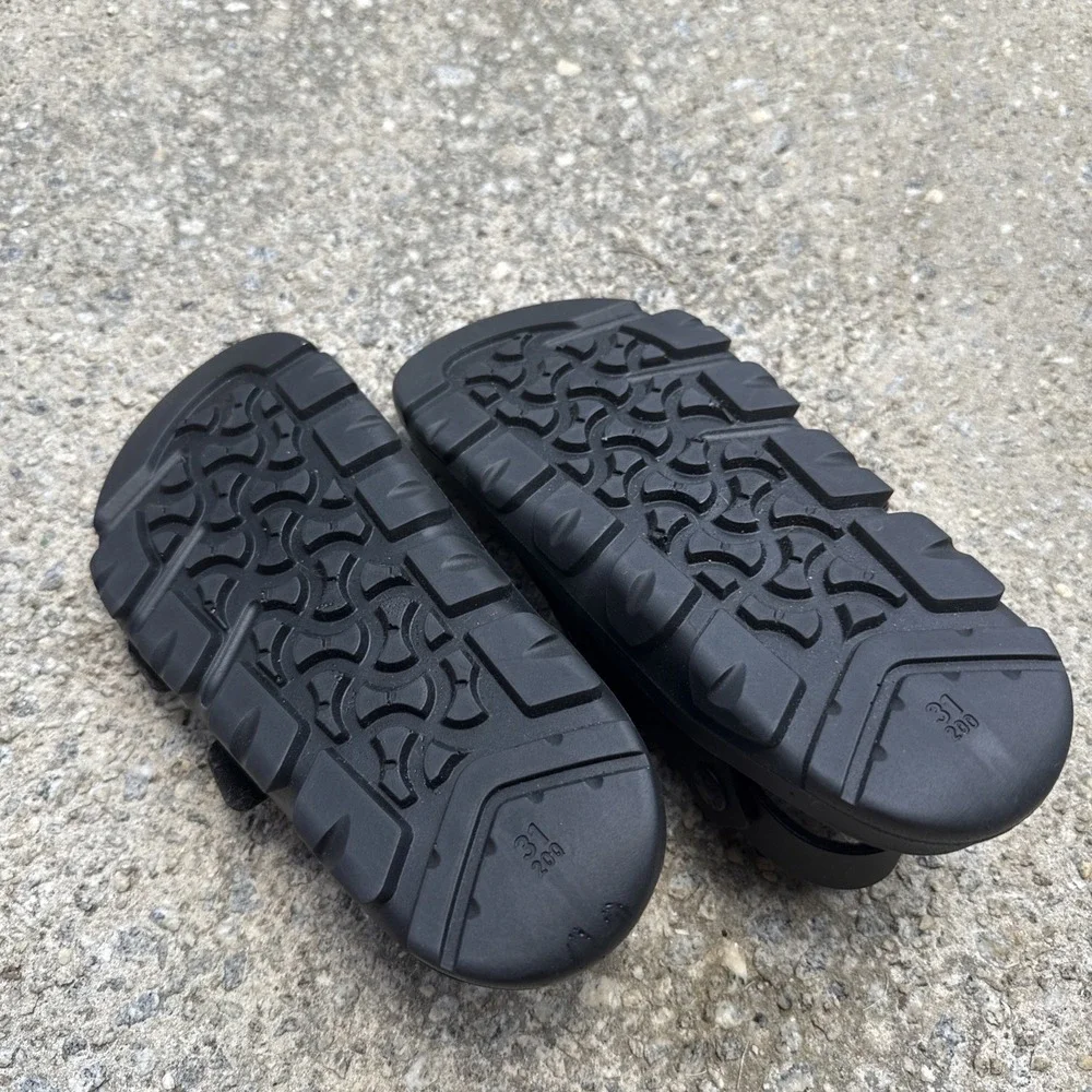 Birkenstock Mogami Terra Kids Birko-Flor Sandals Black Size US  13 / Eur 31